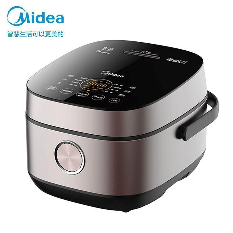 美的(Midea)电饭煲电饭锅4L大容量IH电磁加热智能多功能钛金鼎釜预约定时家用电饭煲煮饭锅EFB4020HL