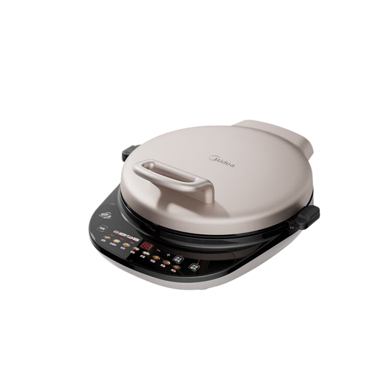 美的(Midea) JS3466 电饼铛 煎烤机 双面加热烙饼锅早餐机 薄饼机 均匀加热 耐磨耐腐蚀
