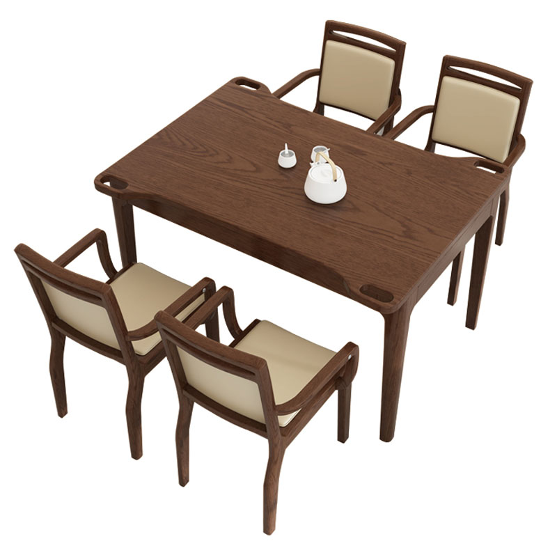 芙瑞塔休闲桌椅一桌四椅套高清大图