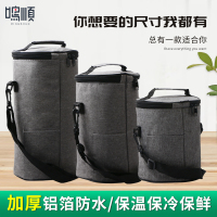 鸣顺便当袋手提包学生带饭包铝箔保温袋午餐包上班族装饭盒加厚手提袋