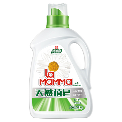 妈妈壹选天然皂液护色两支装2kg 4瓶装