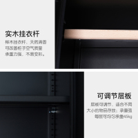 京洛办公文件柜六书柜加宽现代衣柜玻璃资料储物收纳柜钢制档案柜