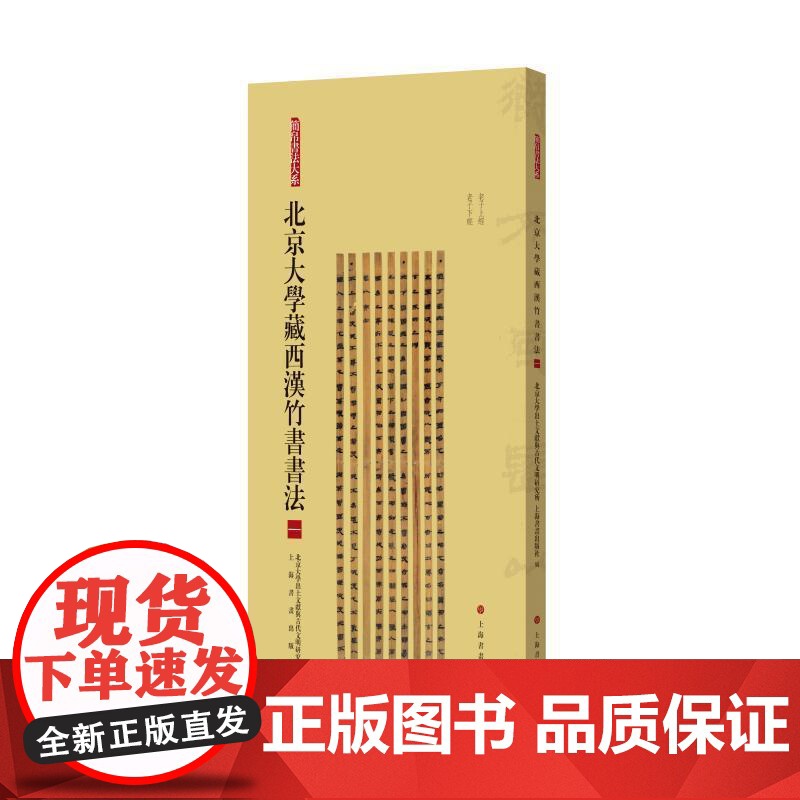 北京大学藏西汉竹书书法一 简帛书法大系北京大学出土文献与古代文明研究所、上海书画出版社编上海书画出版社高清大图