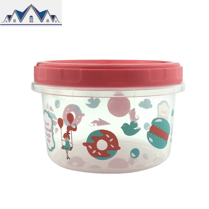 家用冰箱密封保鲜盒套装厨房食品圆形迷你塑料收纳盒食物冷冻盒_1_717高清大图