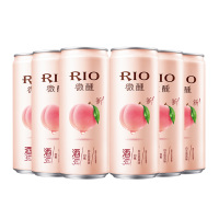 锐澳（RIO）洋酒 鸡尾酒 预调酒 白桃味330ml*6晒单图