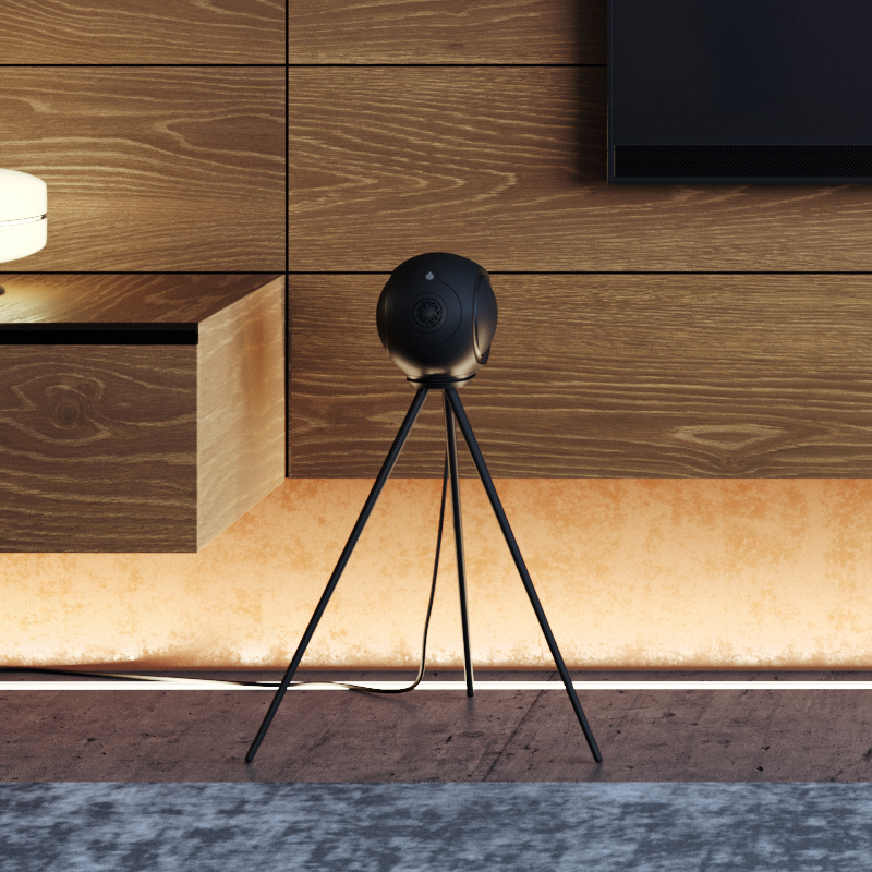 帝瓦雷 DEVIALET Phantom II 95dB 高保真蓝牙音响重低音电脑音箱 哑光黑一对
