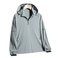 健訫奕天防晒服LS8867 灰色 L