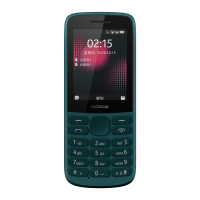 诺基亚 NOKIA 新 215 蓝绿色 移动联通电信三网4G 孤岛式按键 双卡双待 备用功能机 学生功能机不带充电头