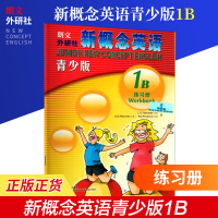 新概念英语青少版1B 练习册 少儿英语启蒙教材 小学生英语入门 青少年新概念英语听说读写学习辅导书籍习题天天练 朗文外研