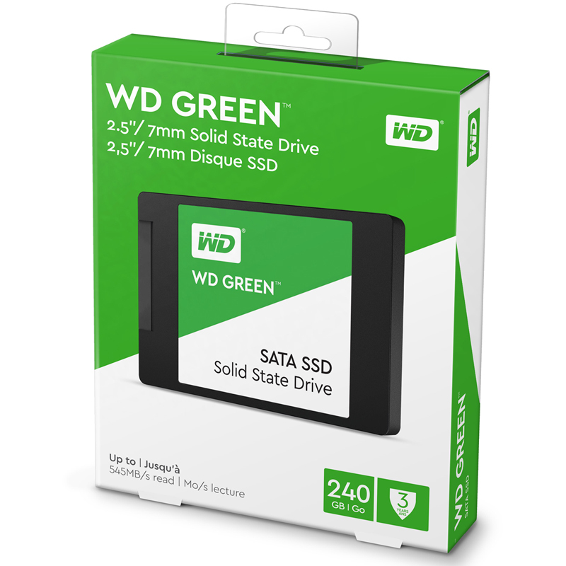 西部数据(WESTERN DIGITAL) Green系列 240GB SATA接口 SSD固态硬盘