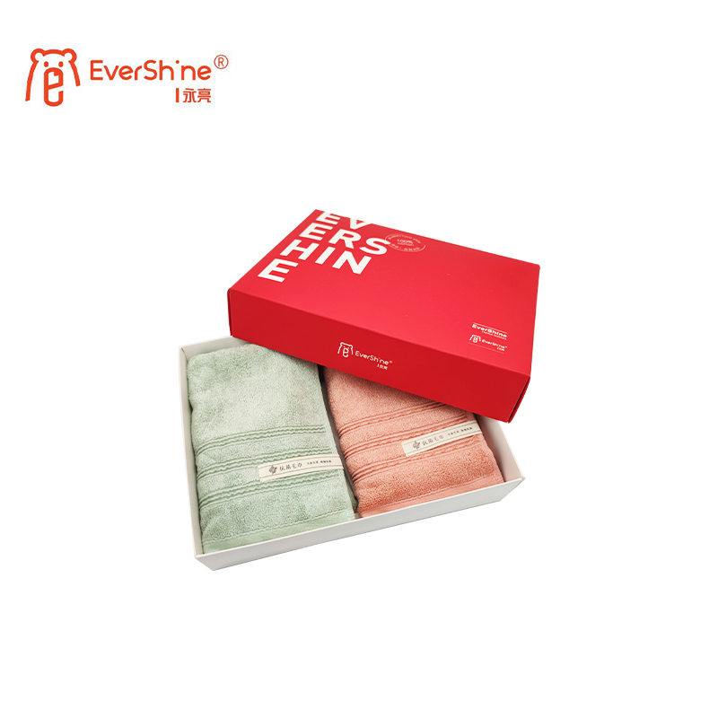 永亮毛巾沉香凝语面巾73*34cm两条装/盒高清大图