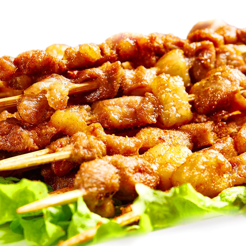 艾克拜尔羊肉串110串1.65kg新鲜羊肉烤肉牛肉串半成品烤串户外空气炸锅烧烤食材