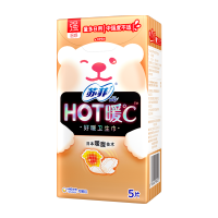 苏菲Sofy发热好暖卫生巾HOT暖℃暖腹热强温感量大日用姨妈巾5片
