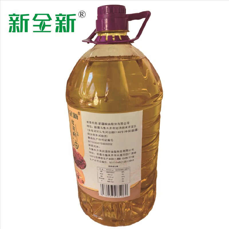 新全新红花籽油5升/桶高清大图