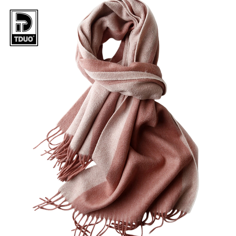 TDUO保暖纯色羊羔毛围巾CC27 条高清大图