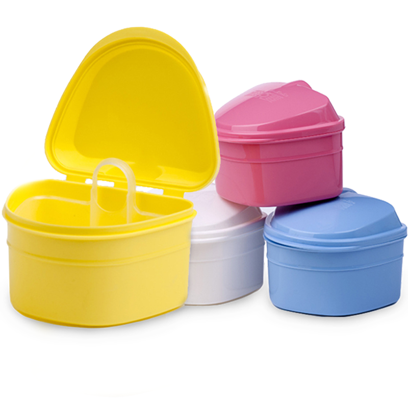 雅克菱假牙盒清洗盒隐形牙套盒牙齿正畸保持器盒子携带收纳储牙盒假牙