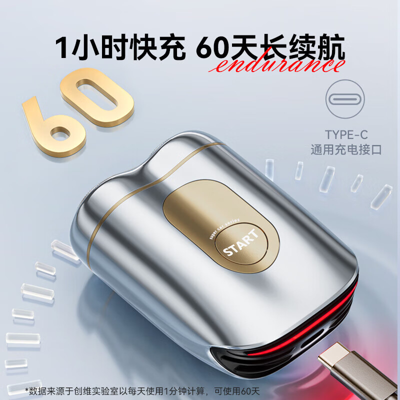 创维超跑剃须刀 黑金CP52-BG(影)高清大图