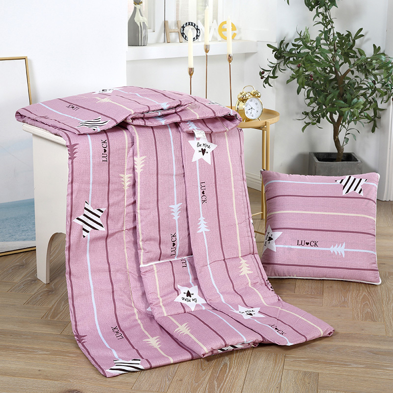 抱枕/腰靠-北欧全棉抱枕被子两用可折叠纯棉枕腰枕垫