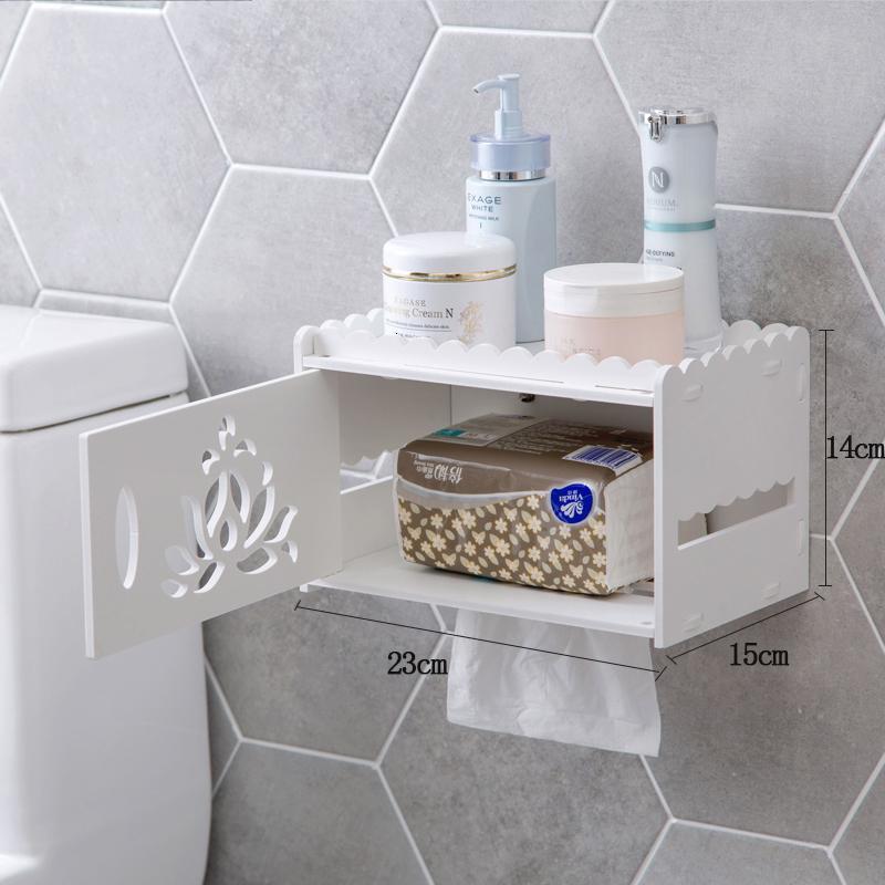 卫生间纸巾盒置物架厕纸盒收纳盒免打孔厕所手纸盒卷纸抽纸筒创意视频
