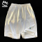 Claw money开叉冰丝短裤男夏季薄款潮牌五分中裤宽松休闲运动裤子
