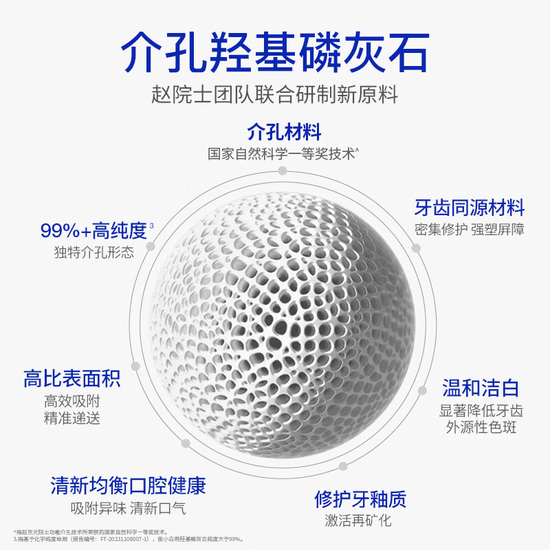 俊小白亮皓密集修护牙膏140g*2高清大图