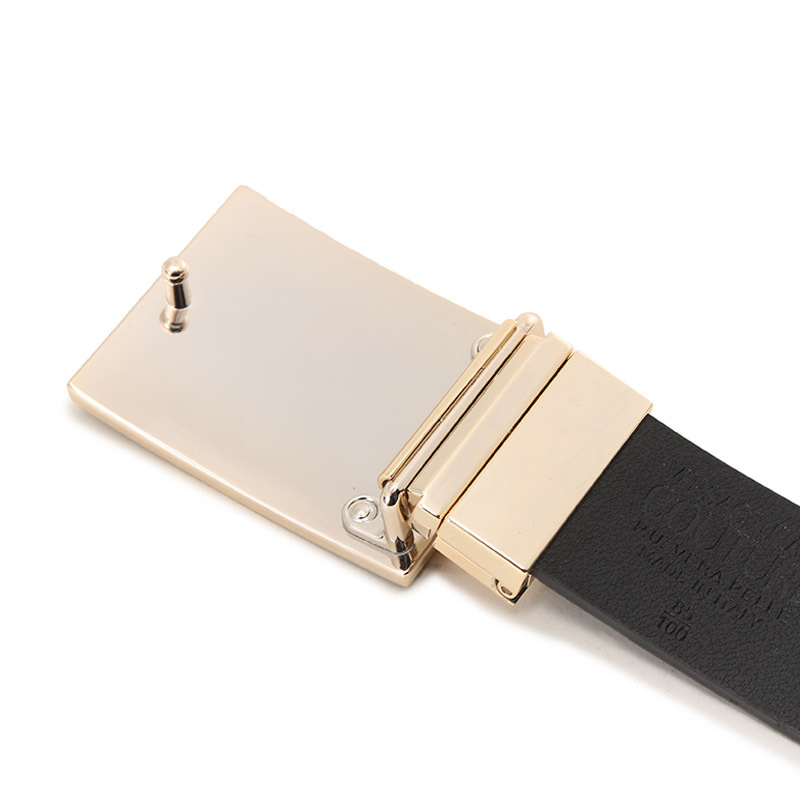 范思哲versacejeanscouture男士pu皮革可裁剪双面旋转皮带腰带73ya6