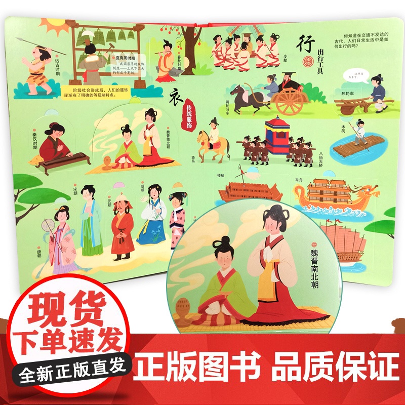 店 大中国文化翻翻书 揭秘我们的传统民俗 呦呦童 儿童3d早教趣味认知科普百科全书幼儿园大中小班儿童读物精装硬壳图书高清大图