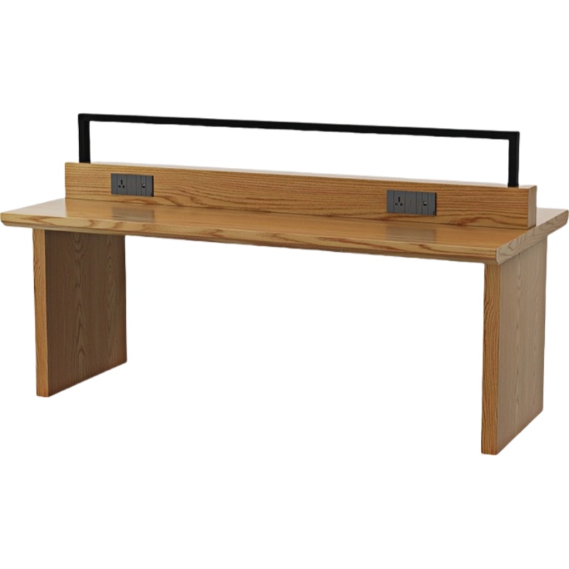 演发 实木办公桌四人 个高清大图