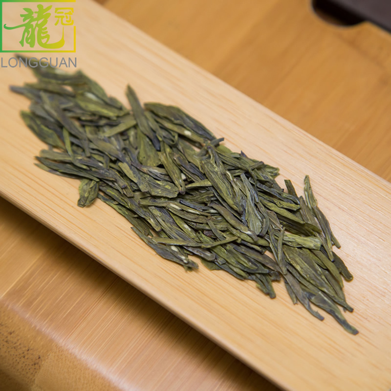 [2021新茶]G20峰会指定用茶 纯手工炒制 西湖龙冠龙井茶叶木碗钉雨前一级清香典范带杯组合装100g ZX
