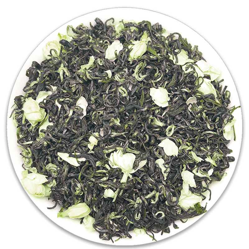 周顺来四川茉莉花茶2021新茶浓香特种级别茉莉飘雪250g罐装