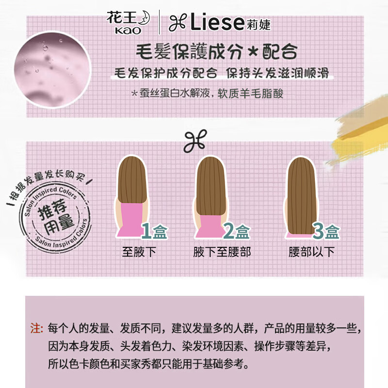 日本进口花王莉婕泡沫染发剂108ml深巧克力棕liese泡泡染发膏彩染