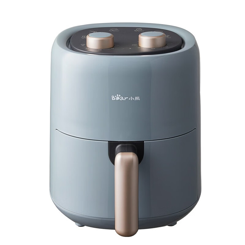 小熊(bear) 空气炸锅 家用多功能3L 微电脑触控 微蒸汽空气烤可拆卸易清洗 QZG-E12W5