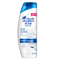 海飞丝洗发水深层洁净400ml持久去屑清爽保湿 1瓶