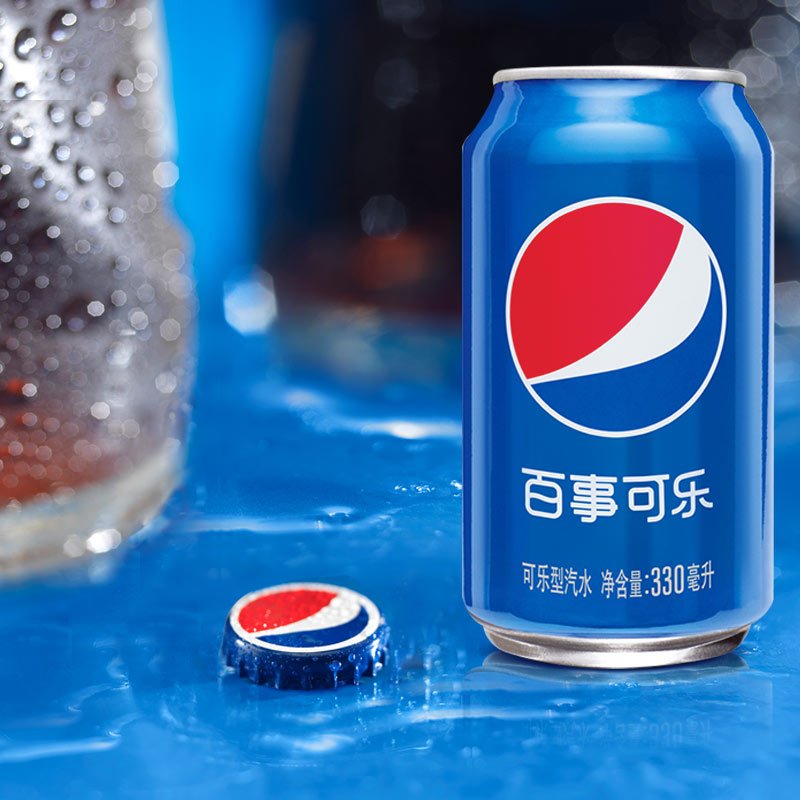 6罐百事可乐 可乐型汽水 330ml*6听装碳酸汽水饮料罐装 自营高清大图