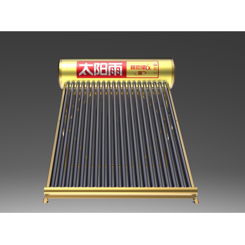 太阳雨太阳能热水器 保热墙·龍18管闪金500水箱高清大图