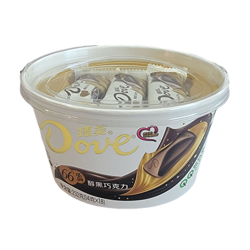 德芙 Dove巧克力碗装组合装牛奶巧克力白巧黑巧什锦礼盒装252g/249g高清大图