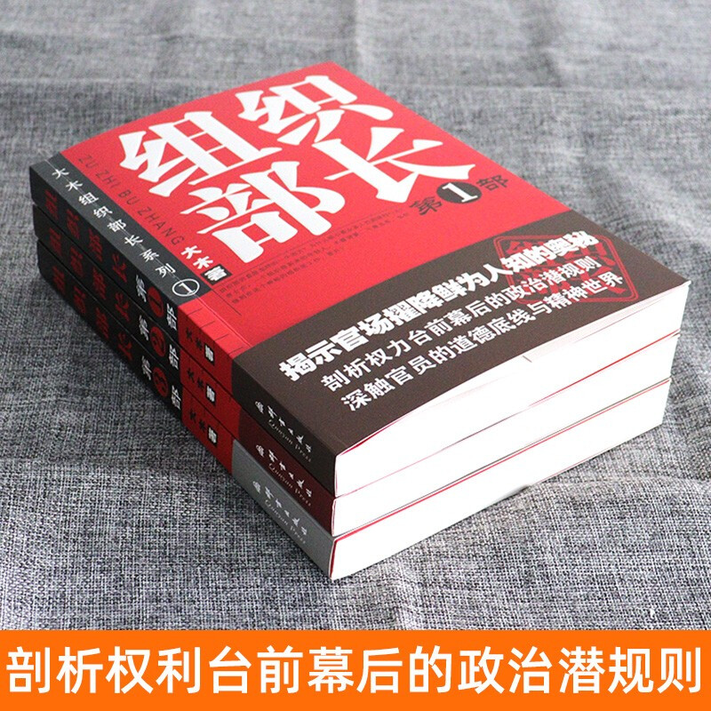 [醉染正版]组织部长小说全套3册 大木 著 第一二三部 官场小说组织部长前传 问鼎胜算运途同类小说 何常在 官场笔记 当高清大图