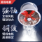 排气扇厨房油烟抽风机时光旧巷家用换气扇工业排风扇强力圆筒管道高速风机 浅灰色