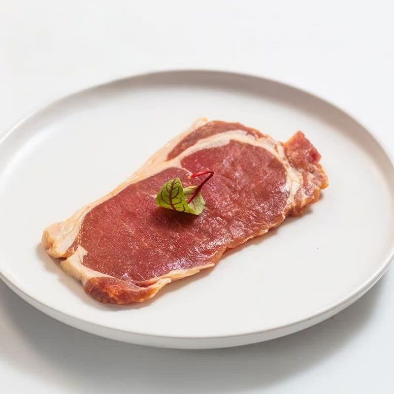 厨易到家有肉吃 谷饲整切西冷牛排5斤 (19-21片) 整条牛肉手工切割不拼接不合成 品质保证 冷链运输 送黑椒酱汁图片