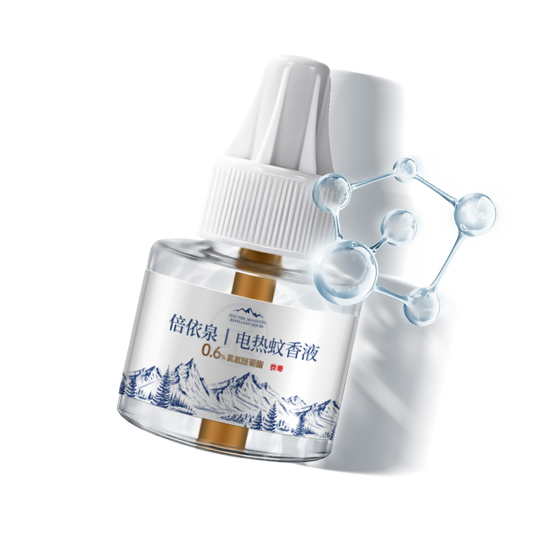 倍依泉 电热蚊香液 40ml*4瓶 +1器 无香持效高清大图