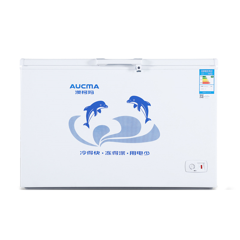 澳柯玛(AUCMA)BC/BD-390SH 390升大冷柜单温卧式商用冷柜冷藏冷冻保鲜冰柜家电