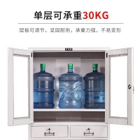 圣奥文件柜 两门对开 上为玻璃门