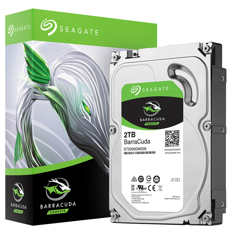 三星(Seagate)ST2000DM008酷鱼2TB 7200转256M SATA3 台式机械硬盘