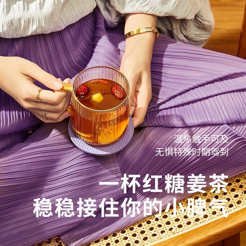 生活元素(LIFE ELEMENT)养生壶I156办公室小型家用mini玻璃养生杯多功能迷你电热杯煮花茶壶
