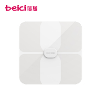 蓓慈（beici）电子秤BC516A智能家用体重秤健康秤USB充电蓝牙连接白色