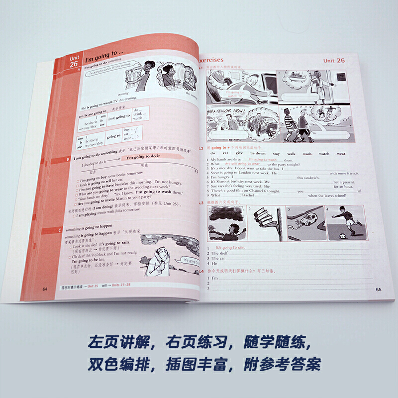 [正版]全2册剑桥初级英语语法+新概念英语1语法练习 Leo老师 中考英语作文初中单词初一大全七年级英语初阶全套语法练高清大图