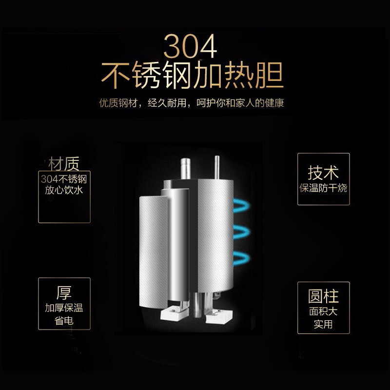 美的(Midea)饮水机 家用立式办公温热型双封闭门大储物柜饮水器YR1226S-W