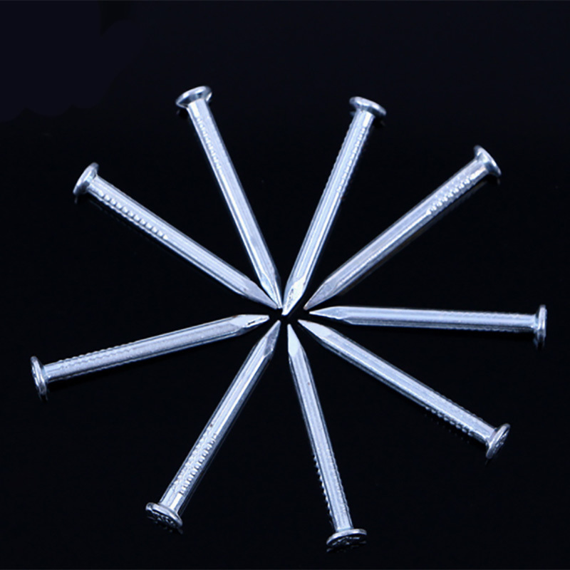huakagu水泥钢钉直纹水泥钉白钢钉镀锌水泥钉建筑工地钉50mm