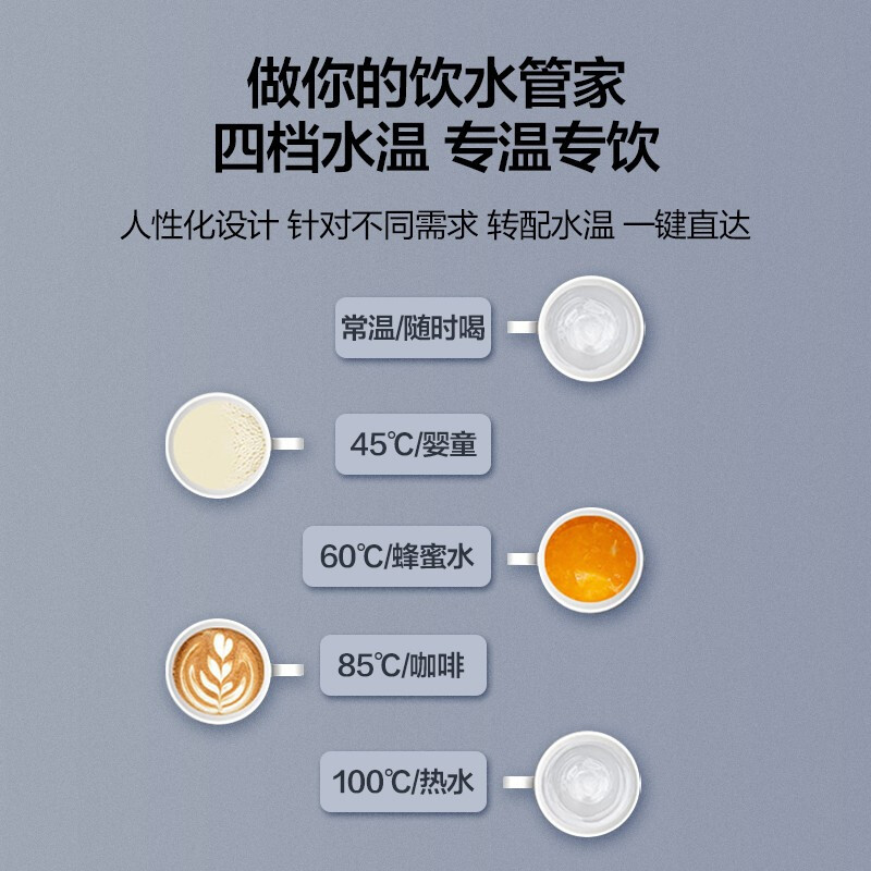海尔管线机加热一体机厨房壁挂净水器伴侣家用饮水机大屏HGR2105B
