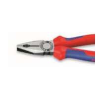 凯尼派克 KNIPEX 03 02 180180mm钢丝钳子(抛光头,双色双重材料手柄)